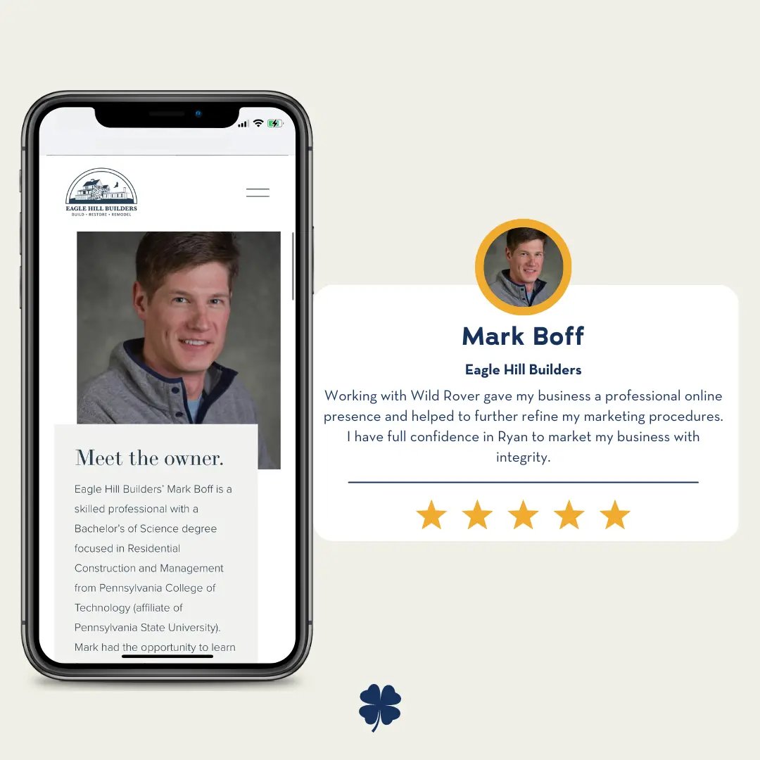 Eagle Hill Builders, Wild Rover Marketing